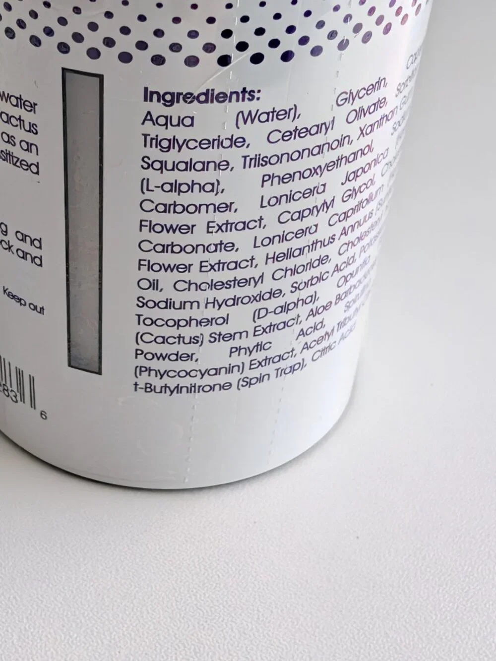 Skin Script Cacteen Balancing Moisturizer 1.7oz SEALED